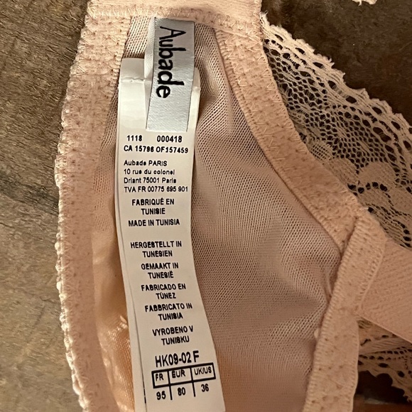 AUBADE MOLDED SPACER BRA IN NATURAL BEIGE - NWT - 36F - Picture 5 of 5